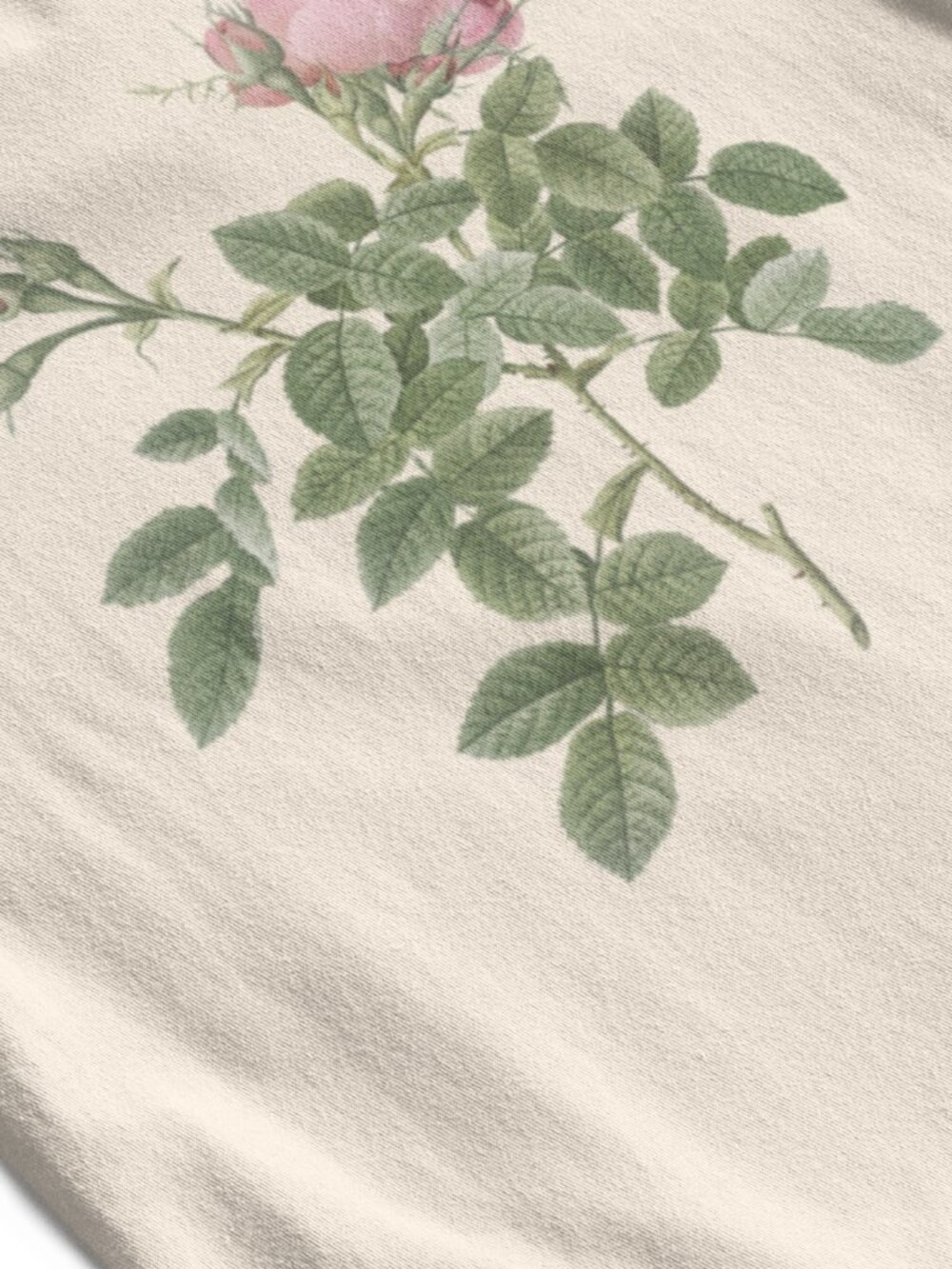 Four Seasons Rose Vintage Floral Print Long Sleeve Graphic Tee T-shirt S-XXL - Picture 5 of 6